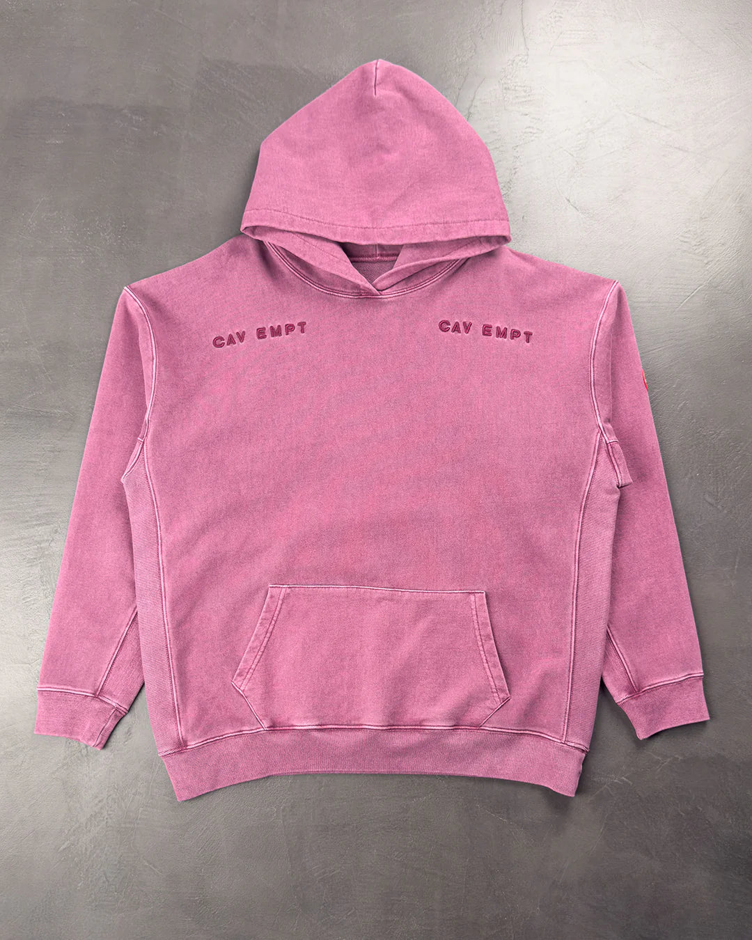 CAV EMPT OVERDYE SMOKEY HEAVY HOODY CAV127