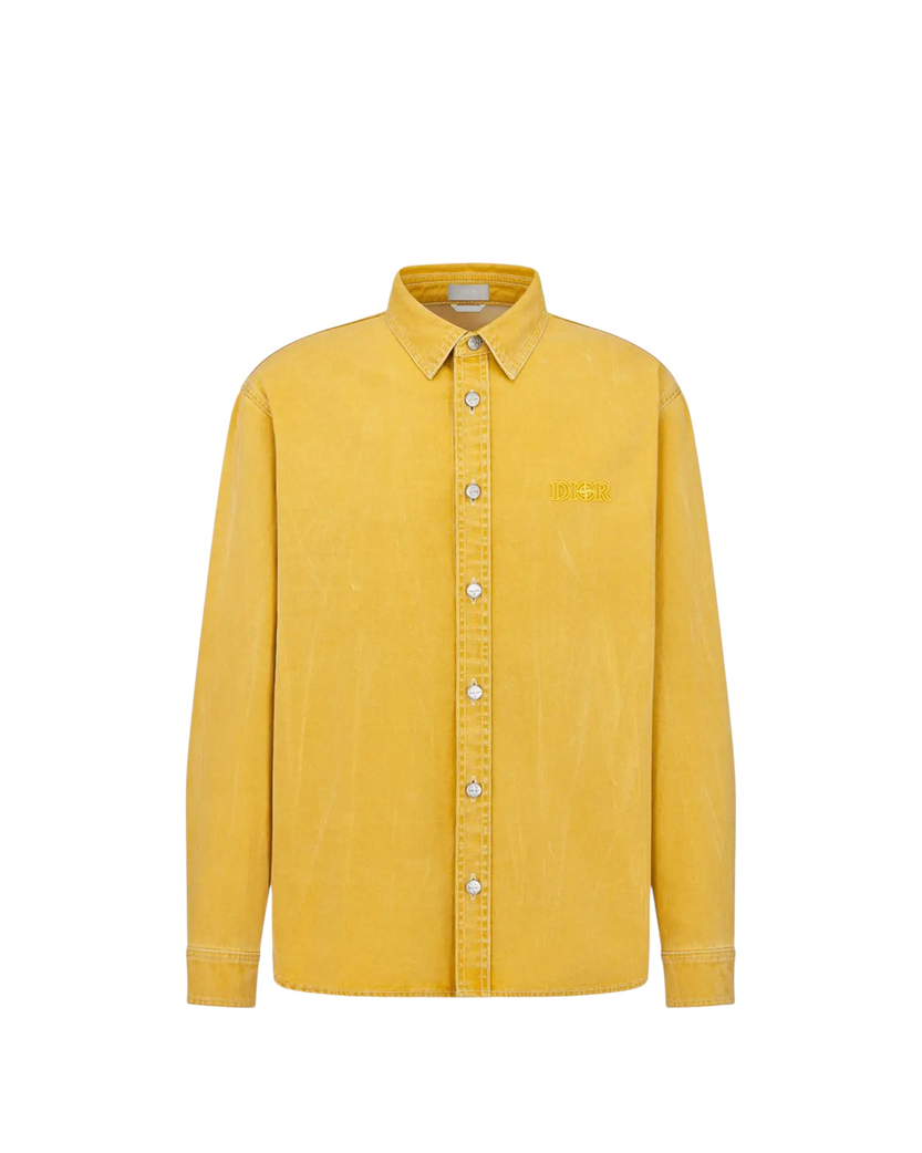 SI x Dior Cotton Overshirt Yellow SI0217-YL