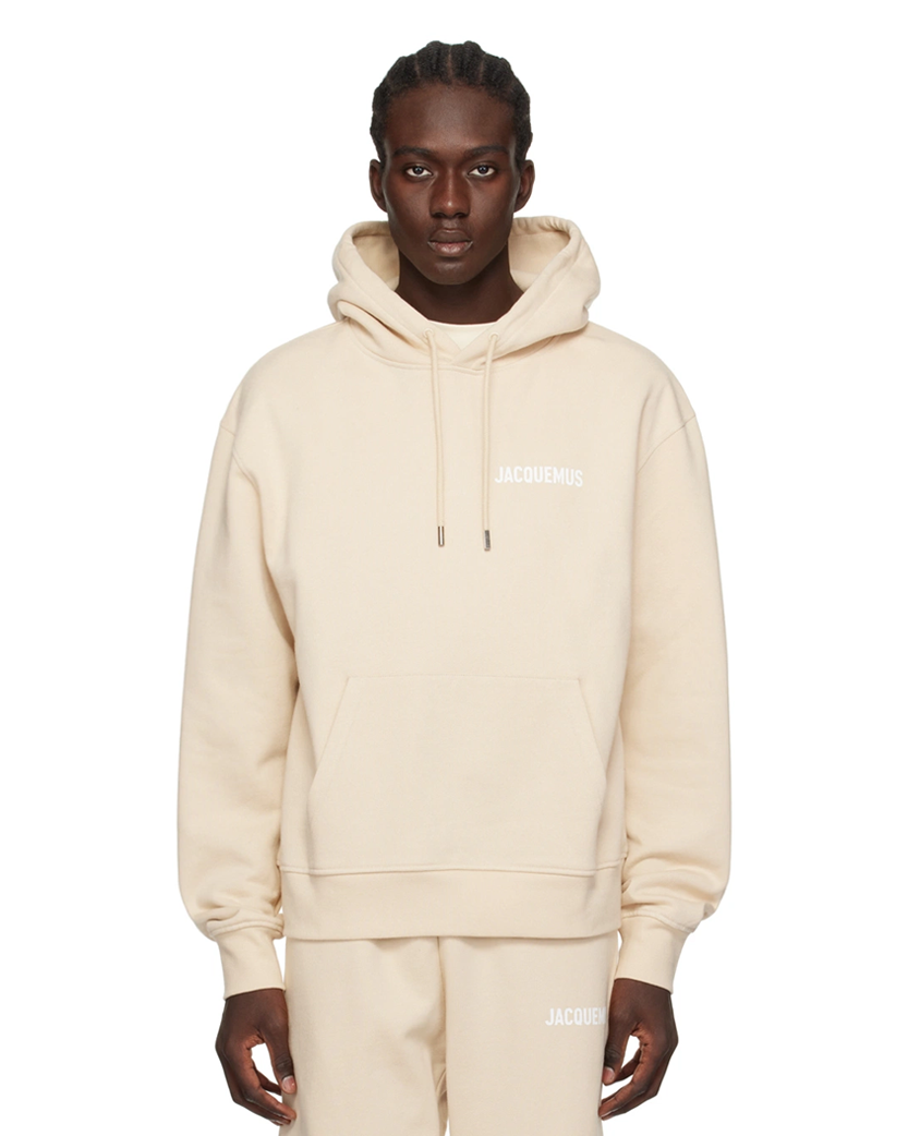 Jacquemus Le Sweatshirt Hoodie Beige
