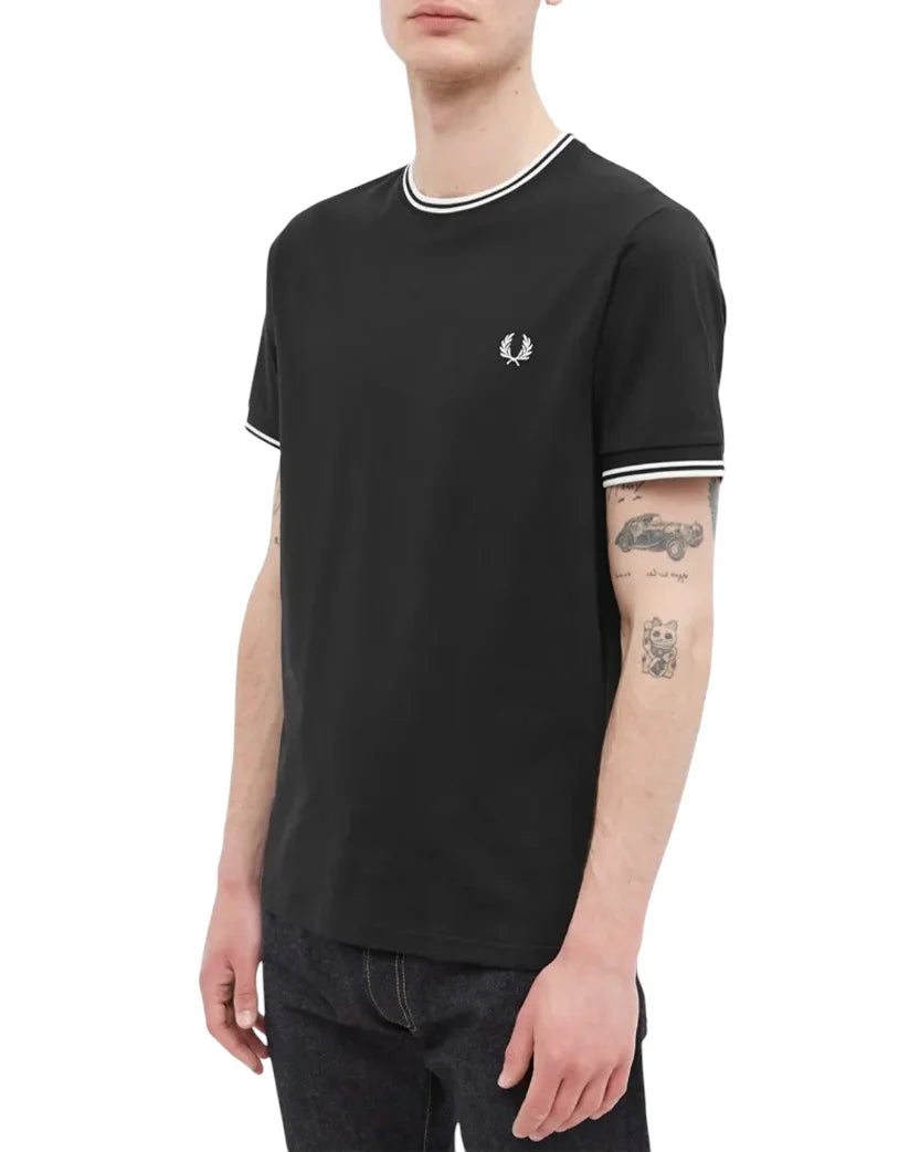 FRED PERRY TWIN TIPPED TEE