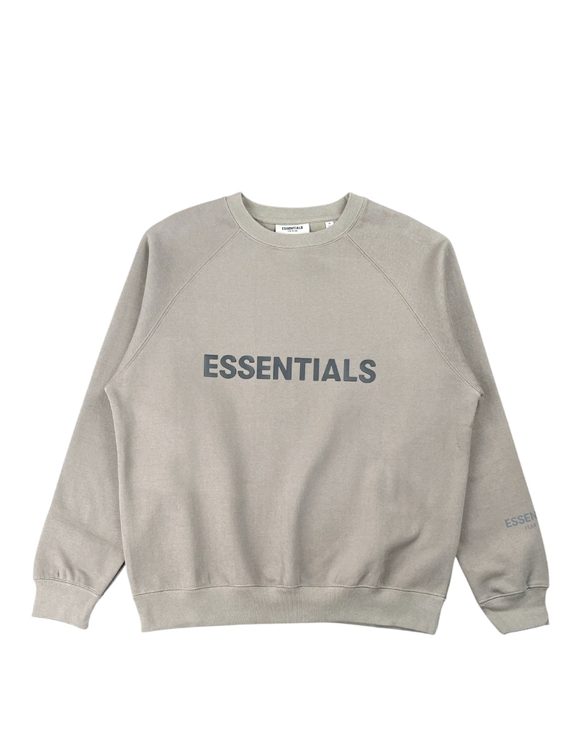 Fear Of God Essentials Crewneck Pullover Sweatshirt Cement