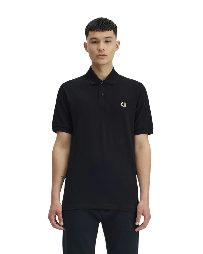 FRED PERRY SLIM FIT TWIN TIPPED POLO Gold