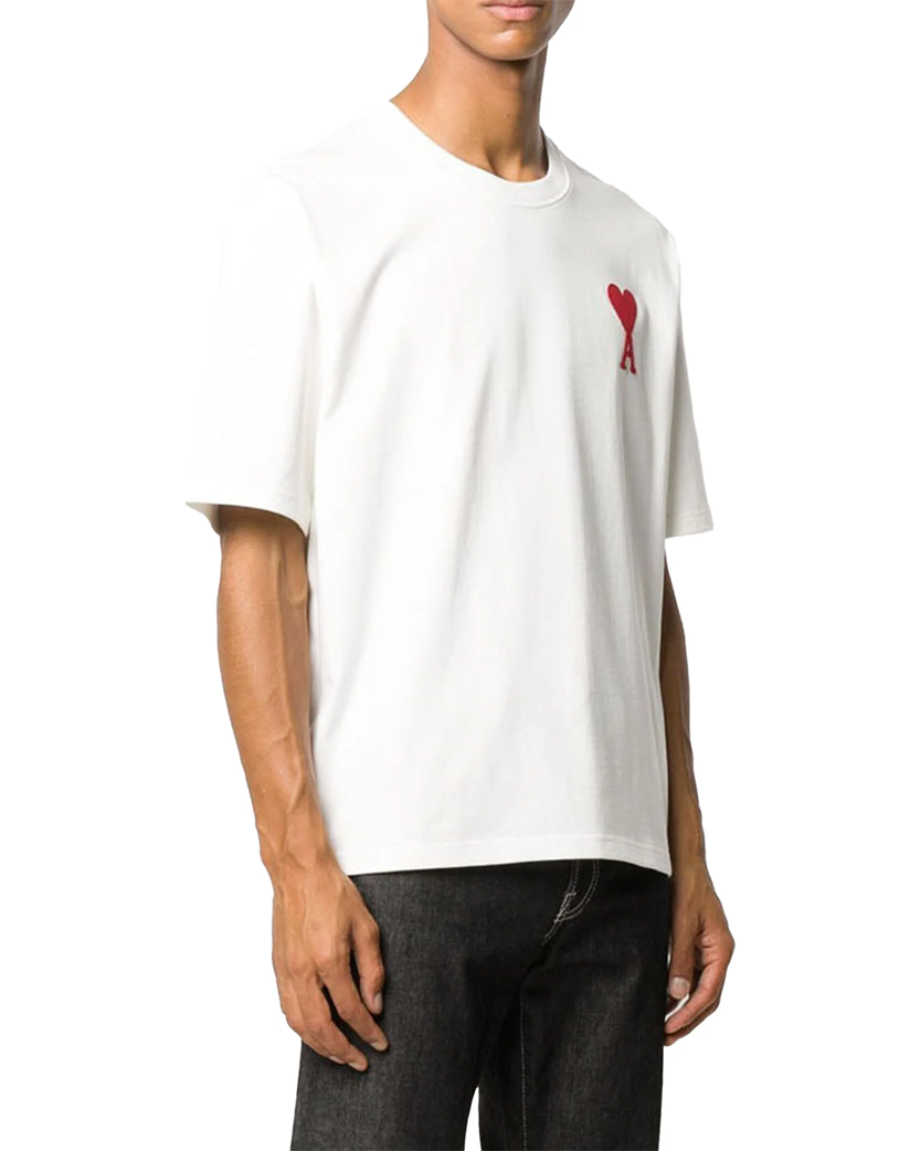AMI Paris Ami de Coeur T-Shirt White