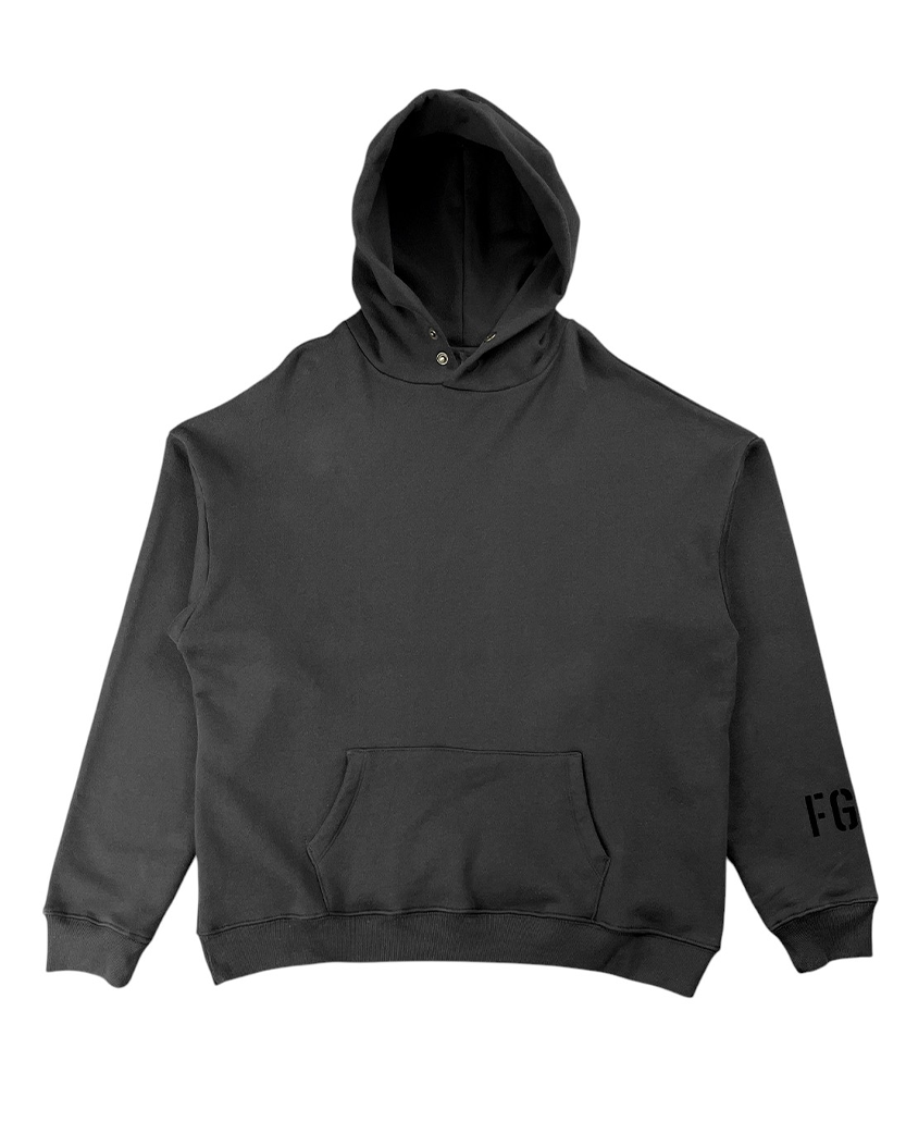 Fear Of God 'FG' Vintage Sleeve Hoodie Black