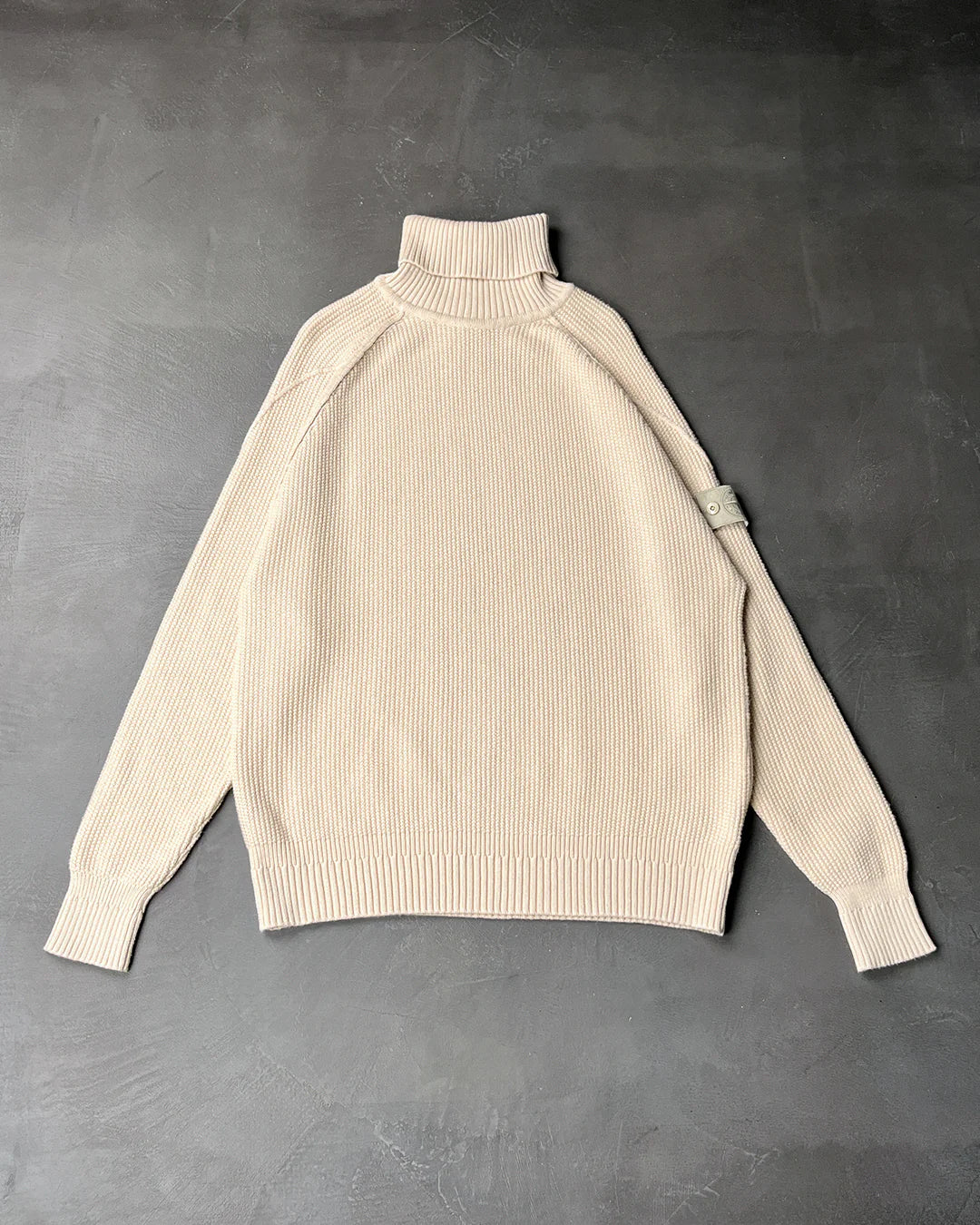 Ghost Piece Wool Roll-Neck Jumper Beige SI0157-BG