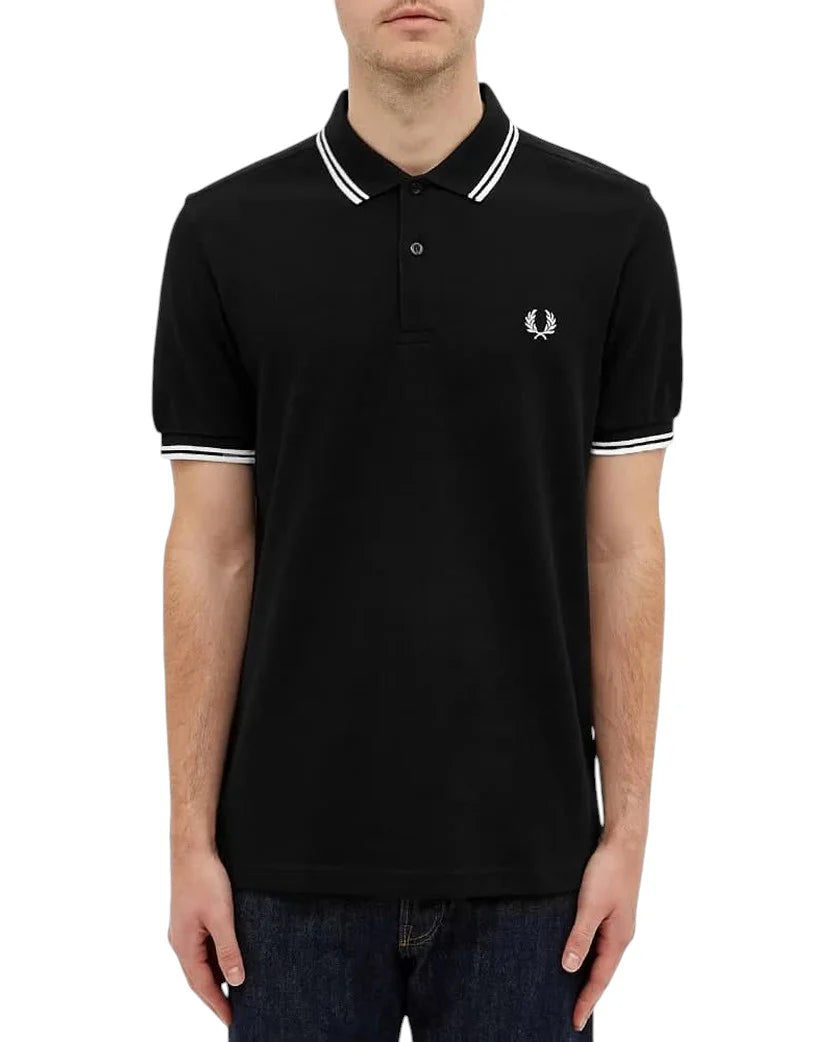FRED PERRY SLIM FIT TWIN TIPPED POLO