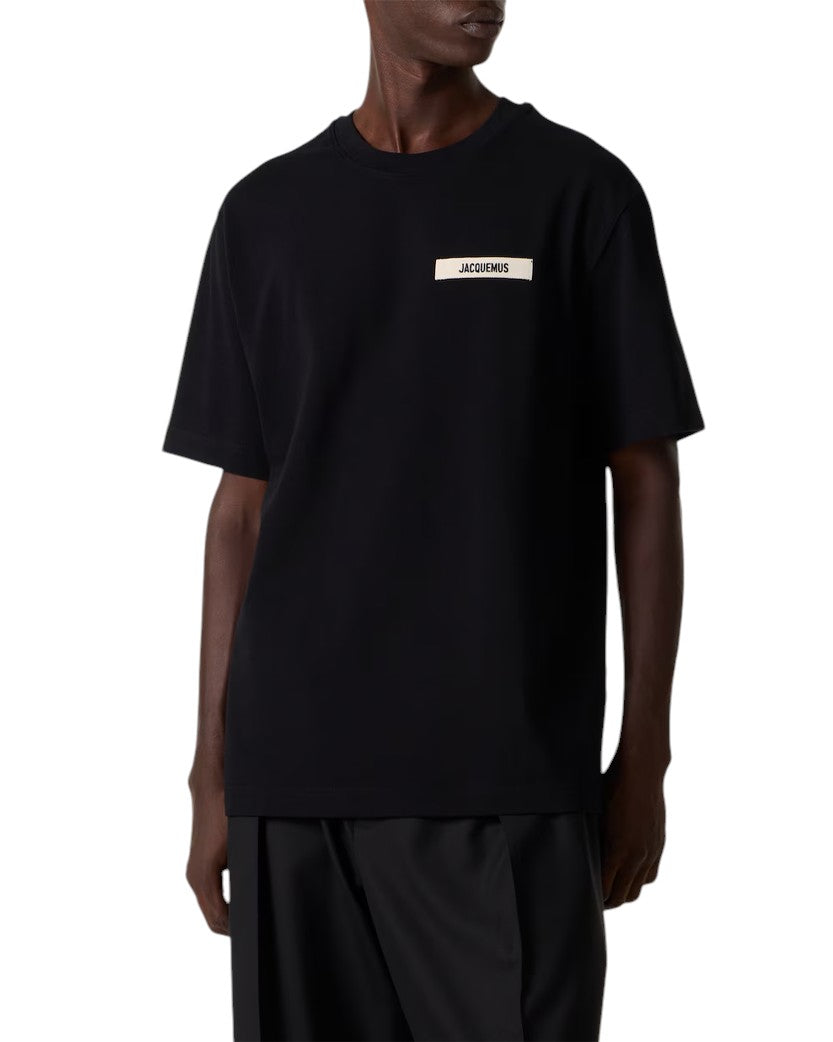 Jacquemus Le T-Shirt Gros Grain Black