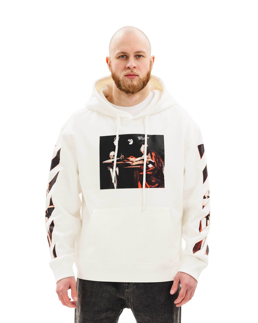 OFF WHITE Caravaggio Hoodie White