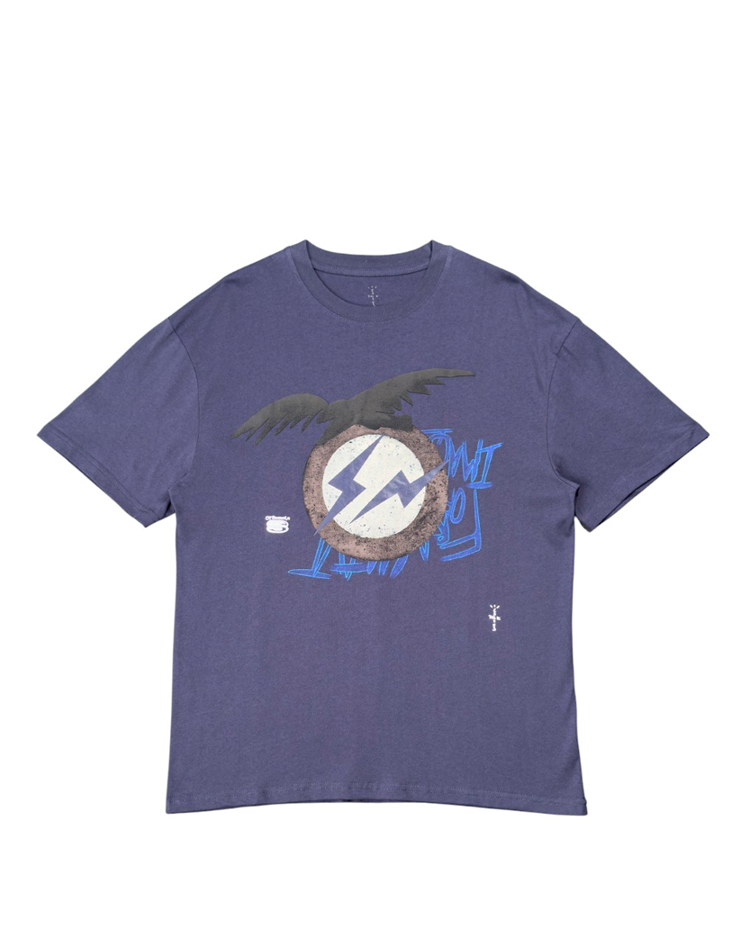 Travis Scott Cactus Jack For Fragment Create T-shirt Navy