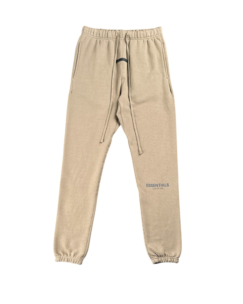 Fear Of God Essentials Tapered Cotton-Blend Jersey Sweatpants Cement