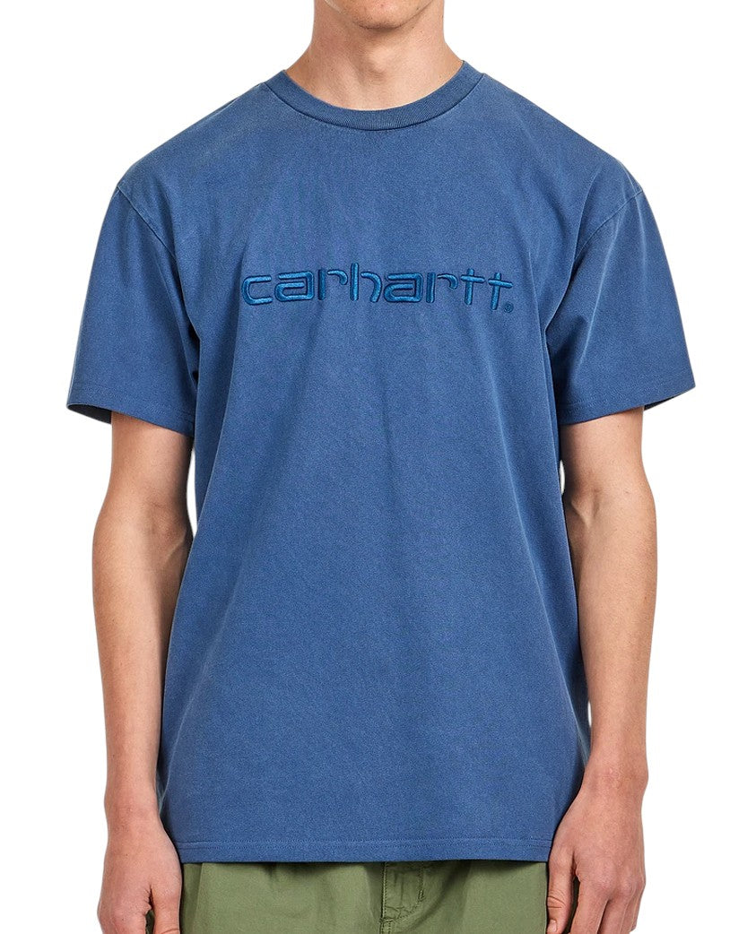 Carhartt WIP Script T-shirt Washed Navy