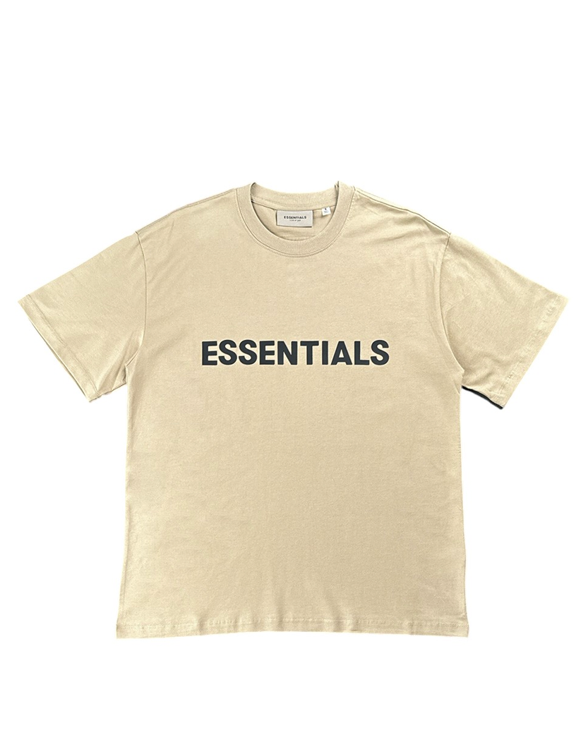 Fear Of God Essentials Front Logo T-Shirt Charcoal