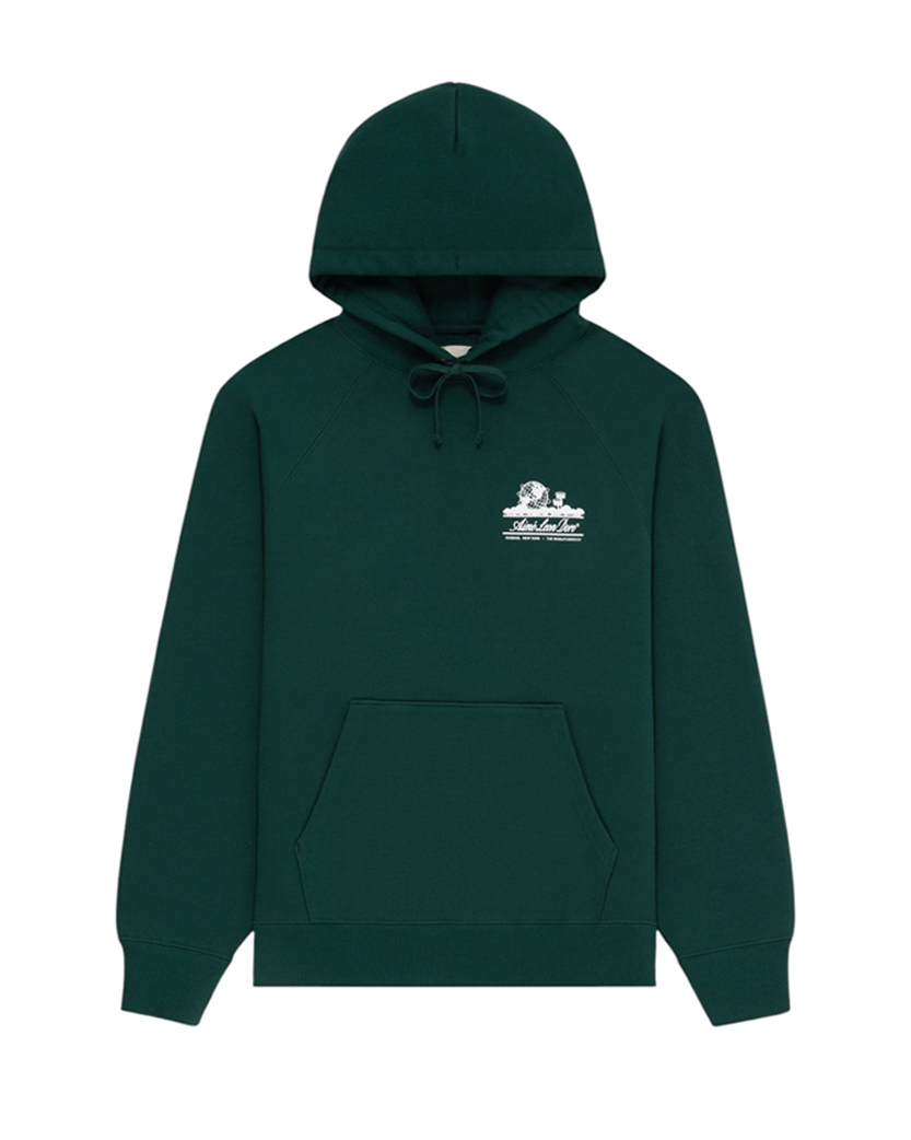 Aime Leon Dore Hoodie Unisphere Botanical Green