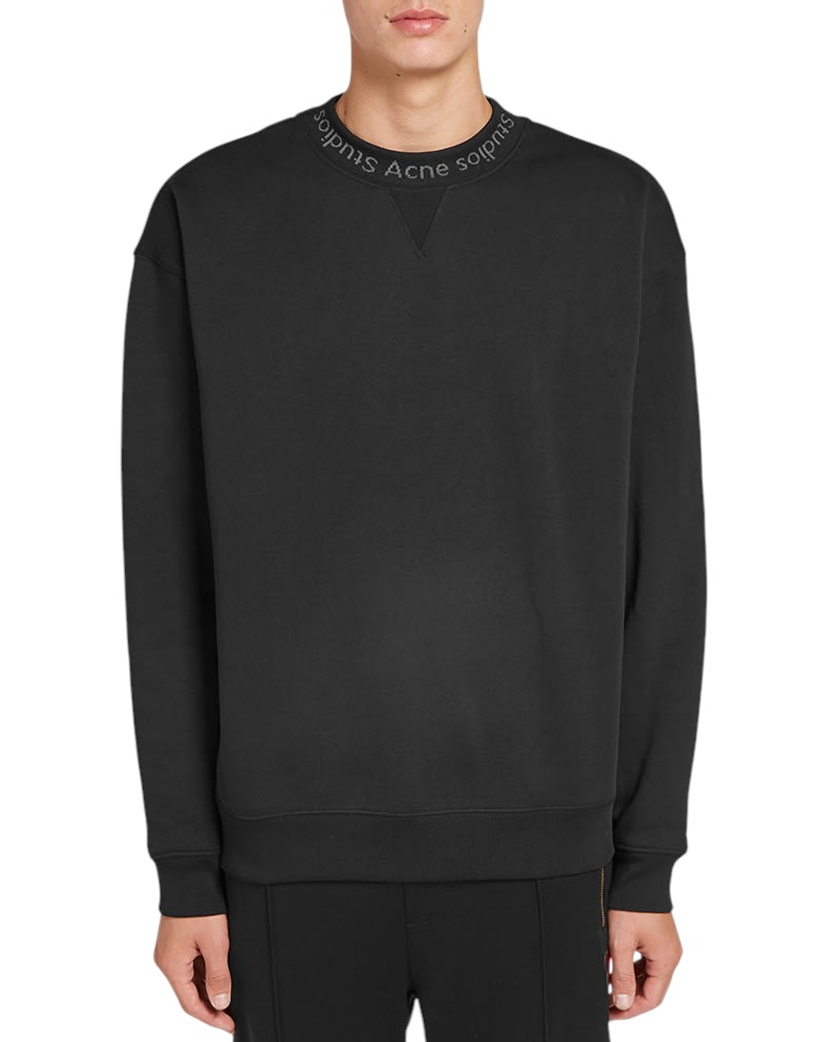 Acne Studios Flogho Crew Sweat Black