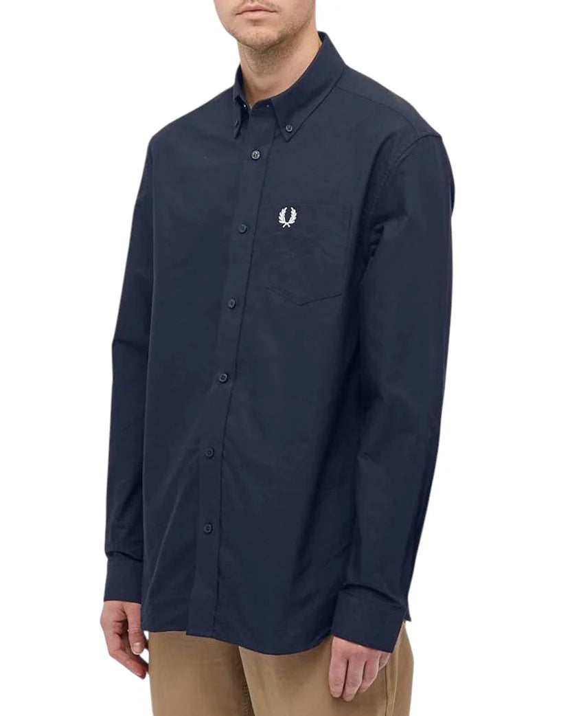 FRED PERRY OXFORD SHIRT Navy