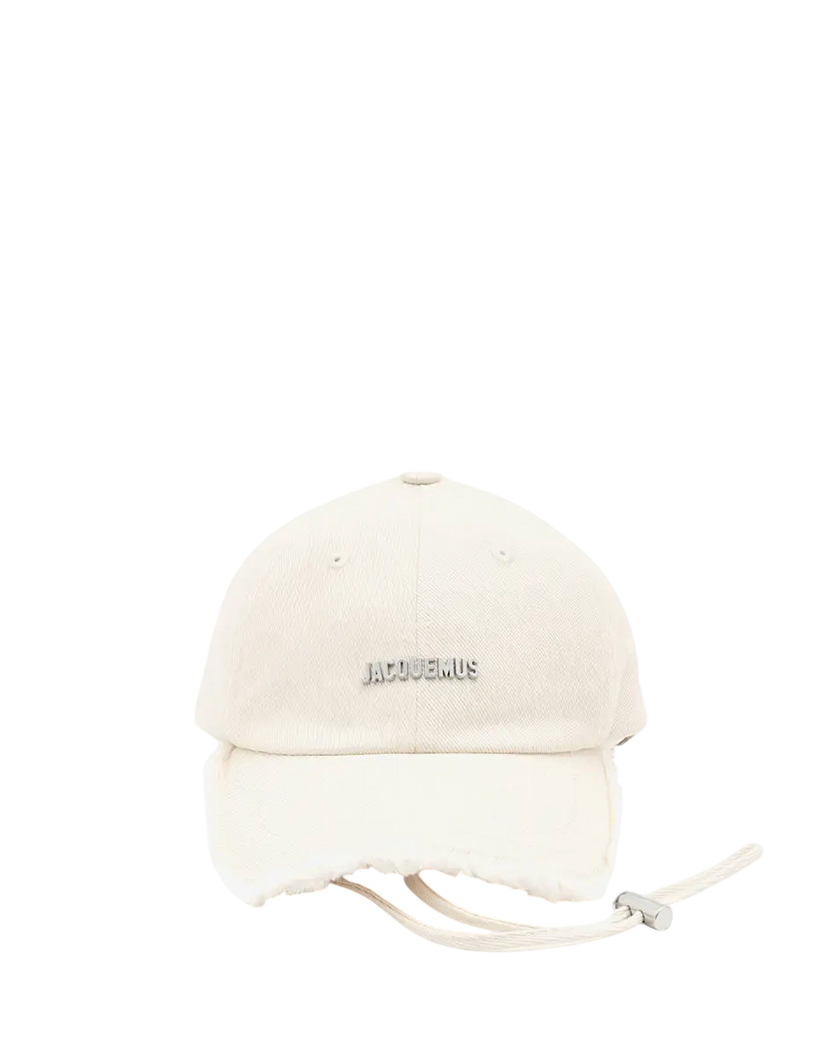 Jacquemus La Casquette Artichaut Baseball Cap White