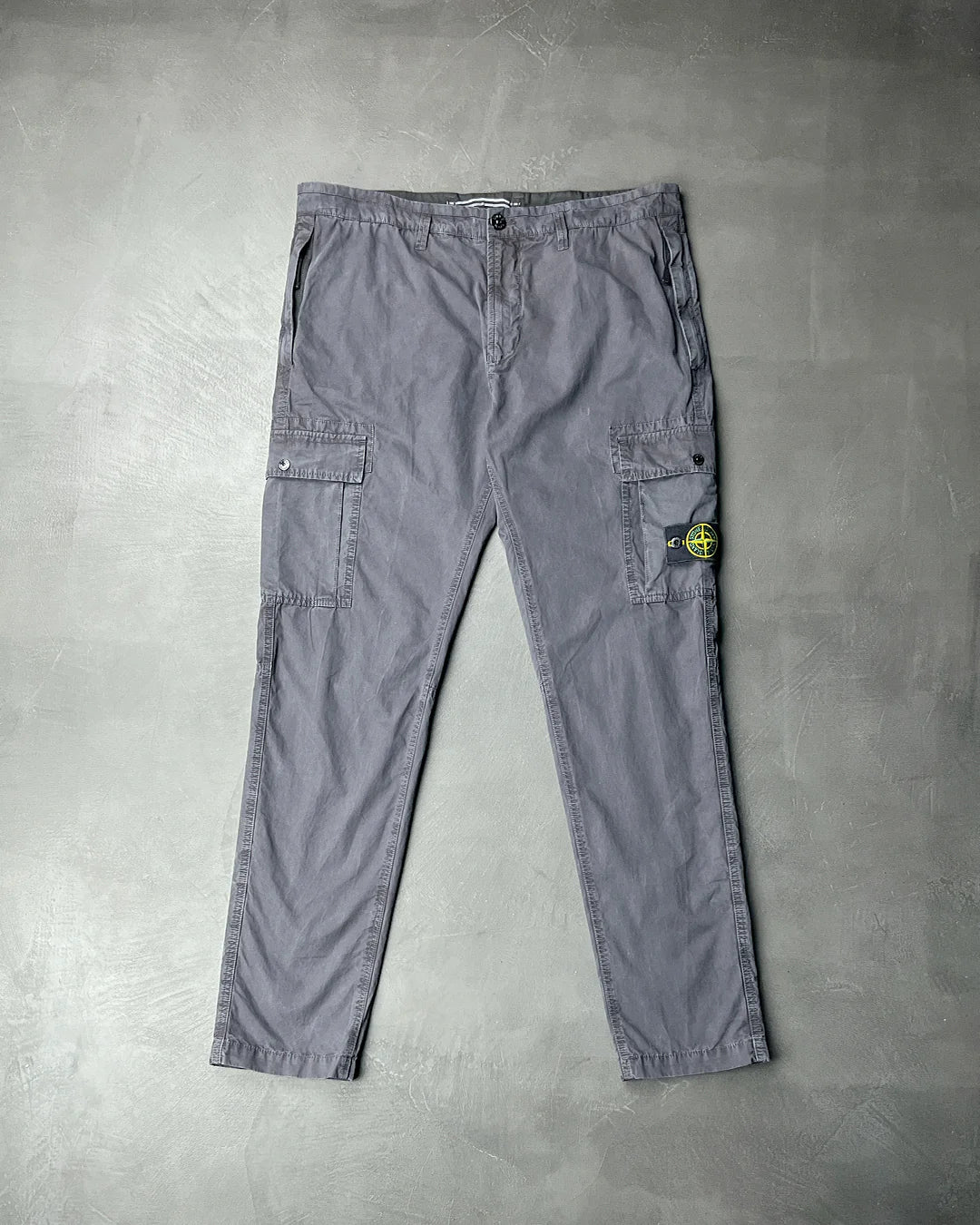 303WA Brushed Cotton Cargo Pants Cold Dyed Grey SI0119-GY)