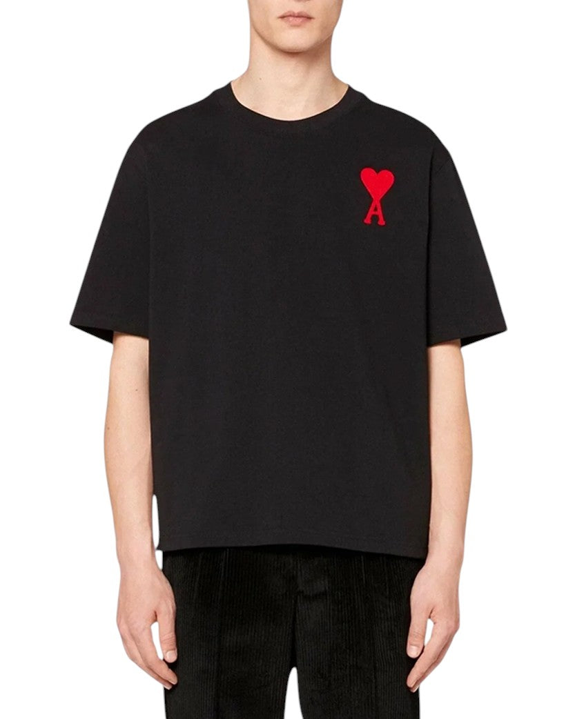AMI Paris Ami de Coeur T-Shirt Black