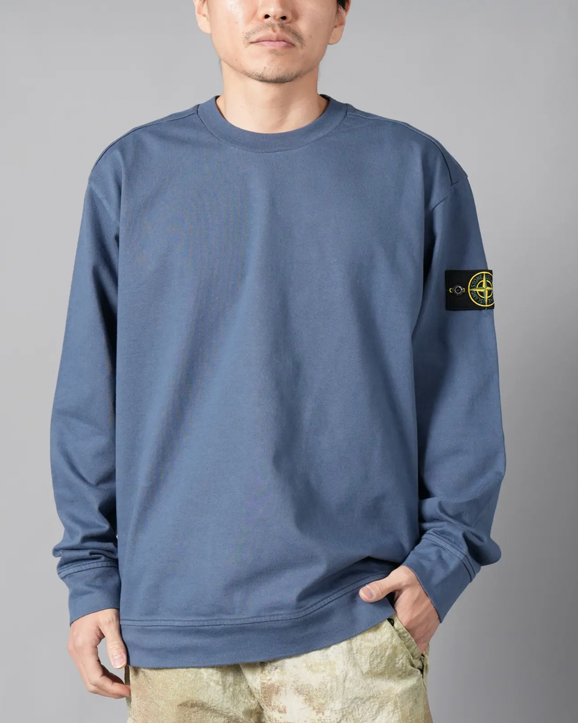 63750 Heavy Cotton Sweatshirt Avio Blue SI0270-ABL