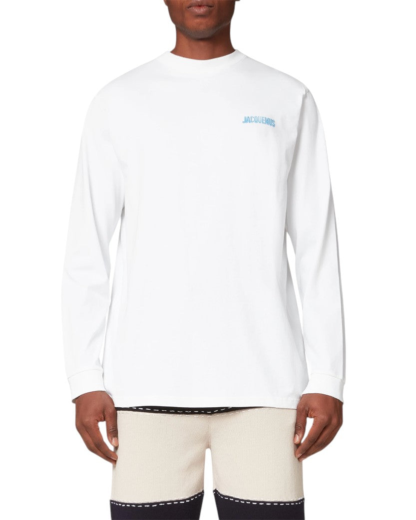Jacquemus White 'Le T-Shirt Gelo' Long Sleeve T-Shirt