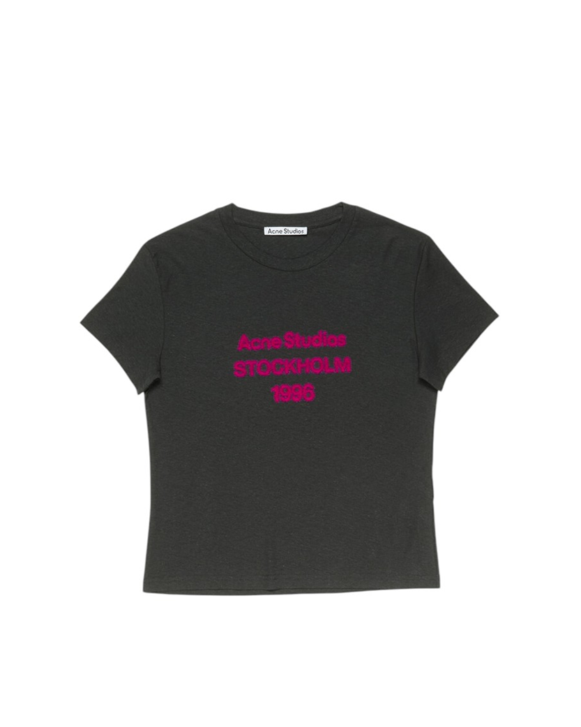 Acne Studios Stockholm 1996 Logo T-Shirt Black
