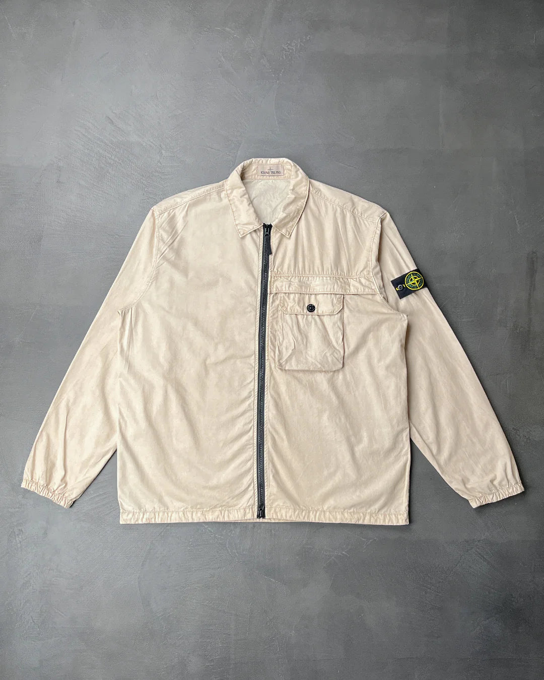 Cold Dye Overshirt Beige SI0102-BG