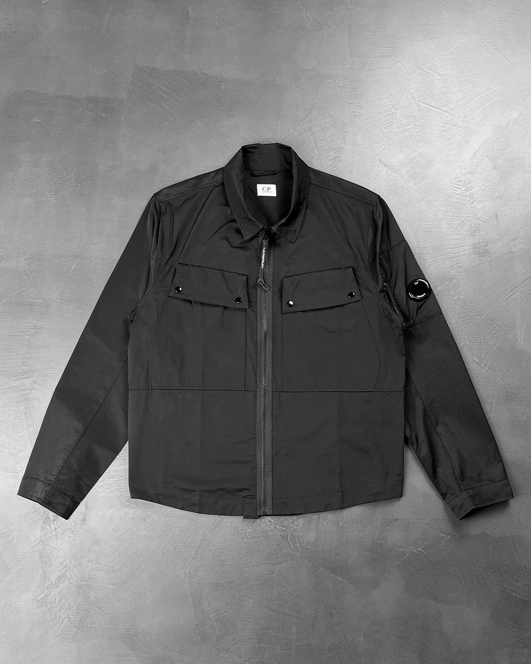 C.P. Company Tylon P Zip Overshirt Black