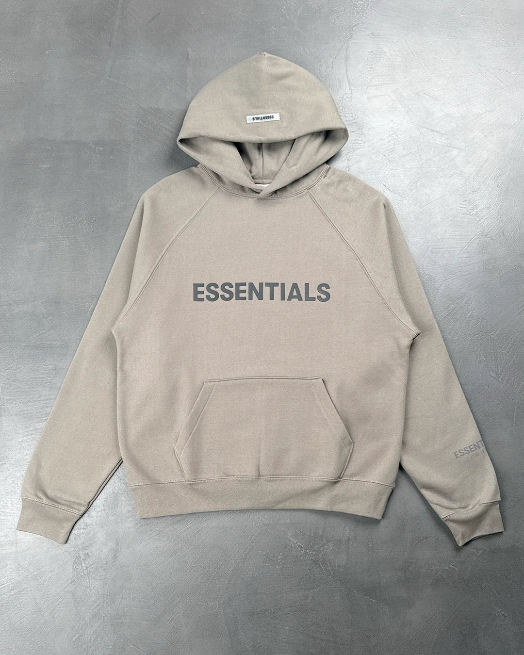 Fear Of God Essentials Pullover Hoodie Cement