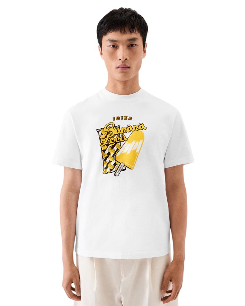 Jacquemus The Ibiza Banana T-Shirt White