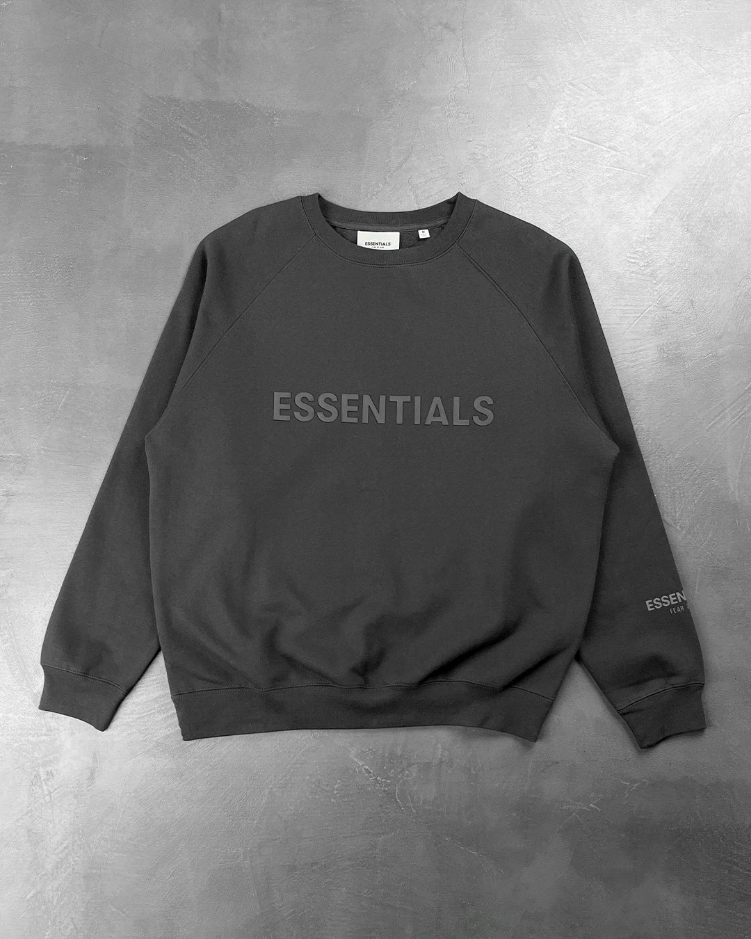 Fear Of God Essentials Crewneck Pullover Sweatshirt Black