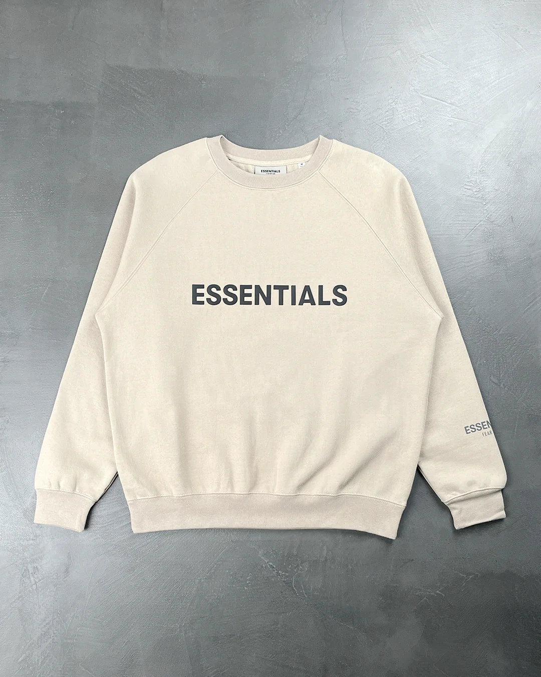 Fear Of God Essentials Crewneck Pullover Sweatshirt Taupe