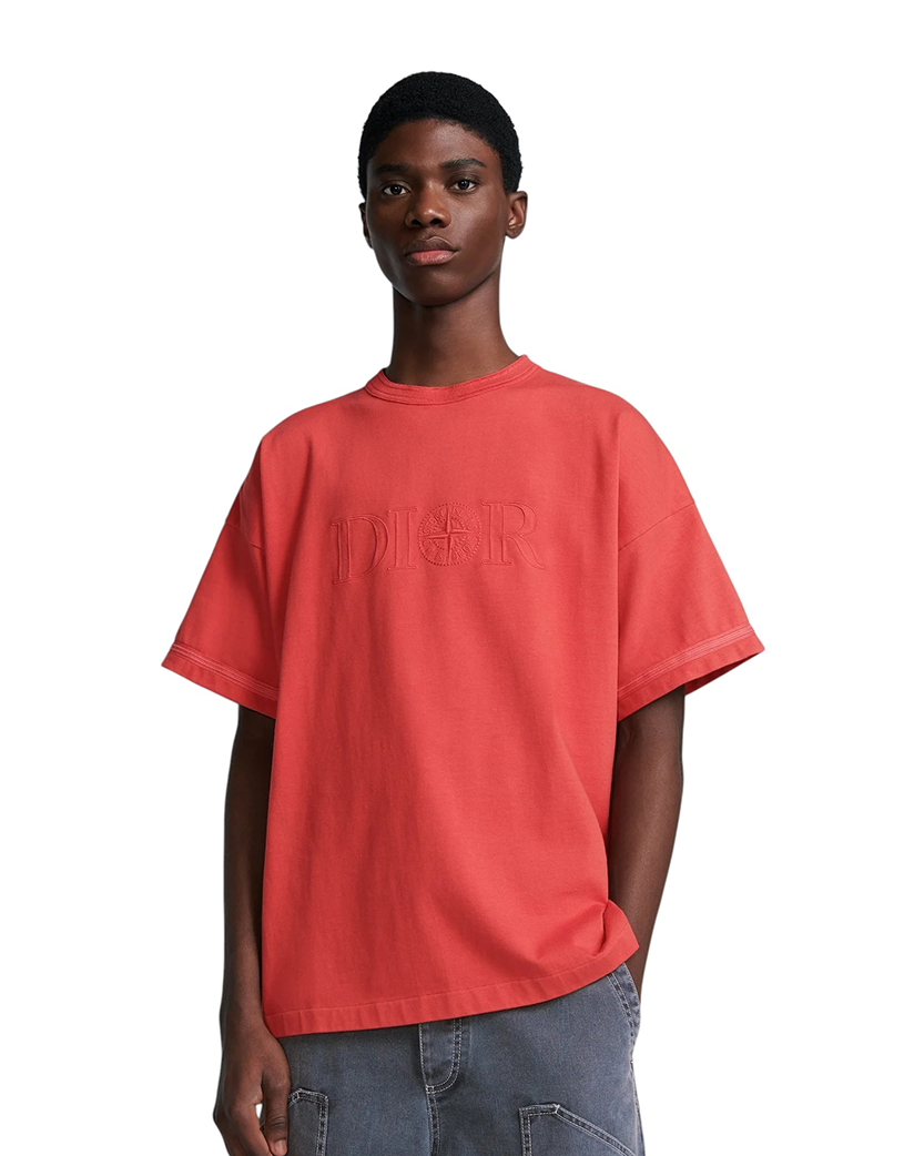 SI x Dior Cotton Jersey T-Shirt Red SI0216-RD