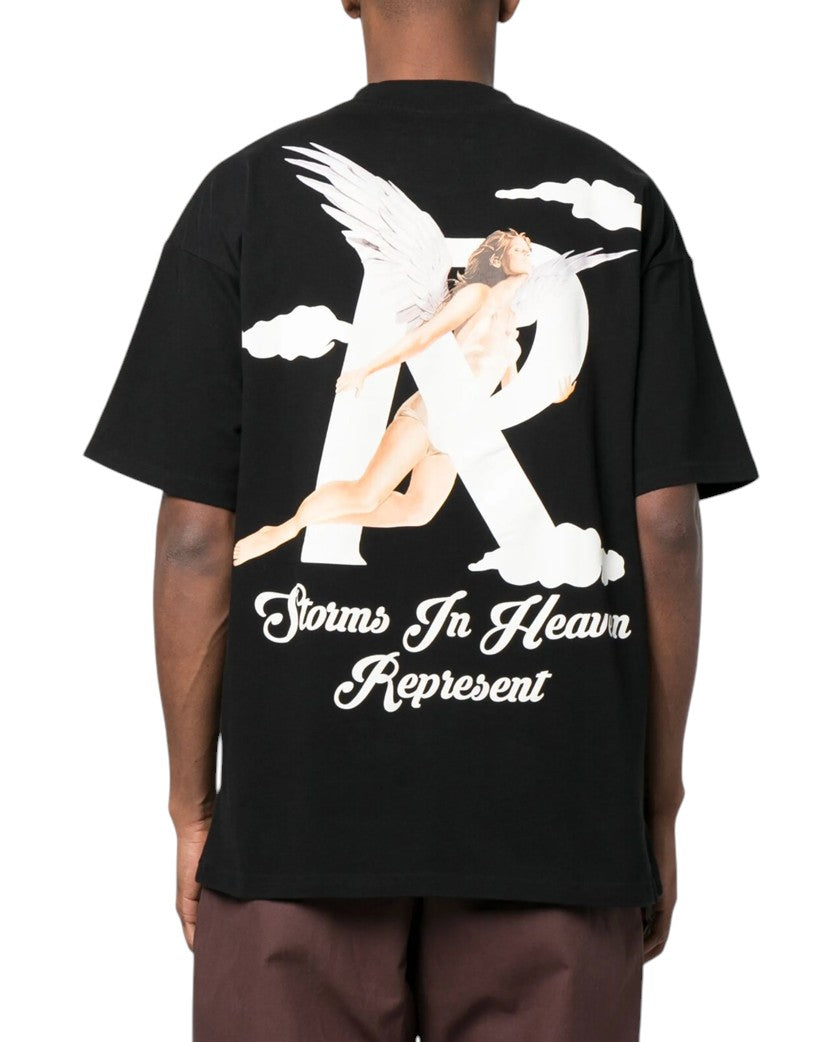 Represent Storms In Heaven Tee Black