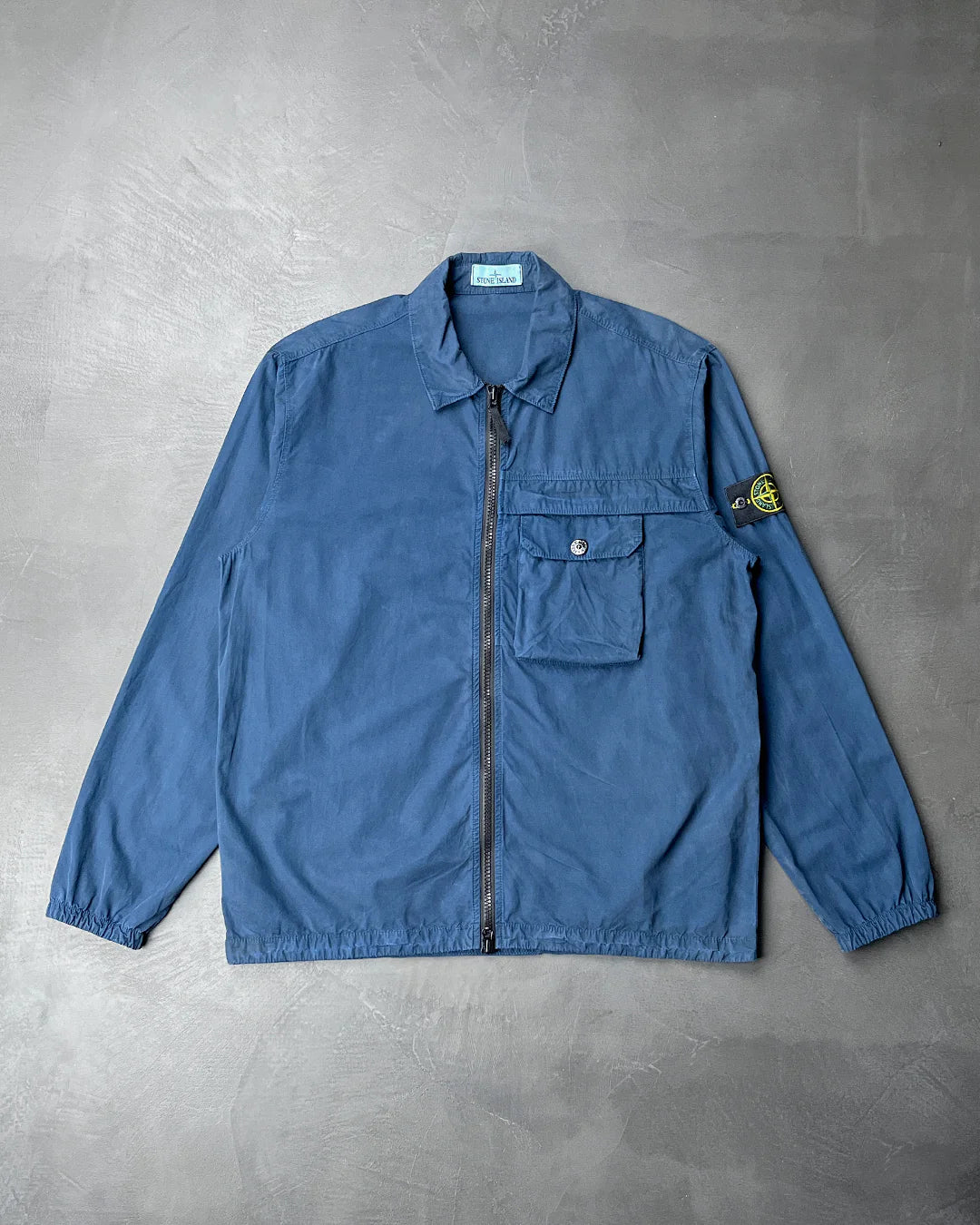 Cold Dye Overshirt Marine Blue SI0102-MB