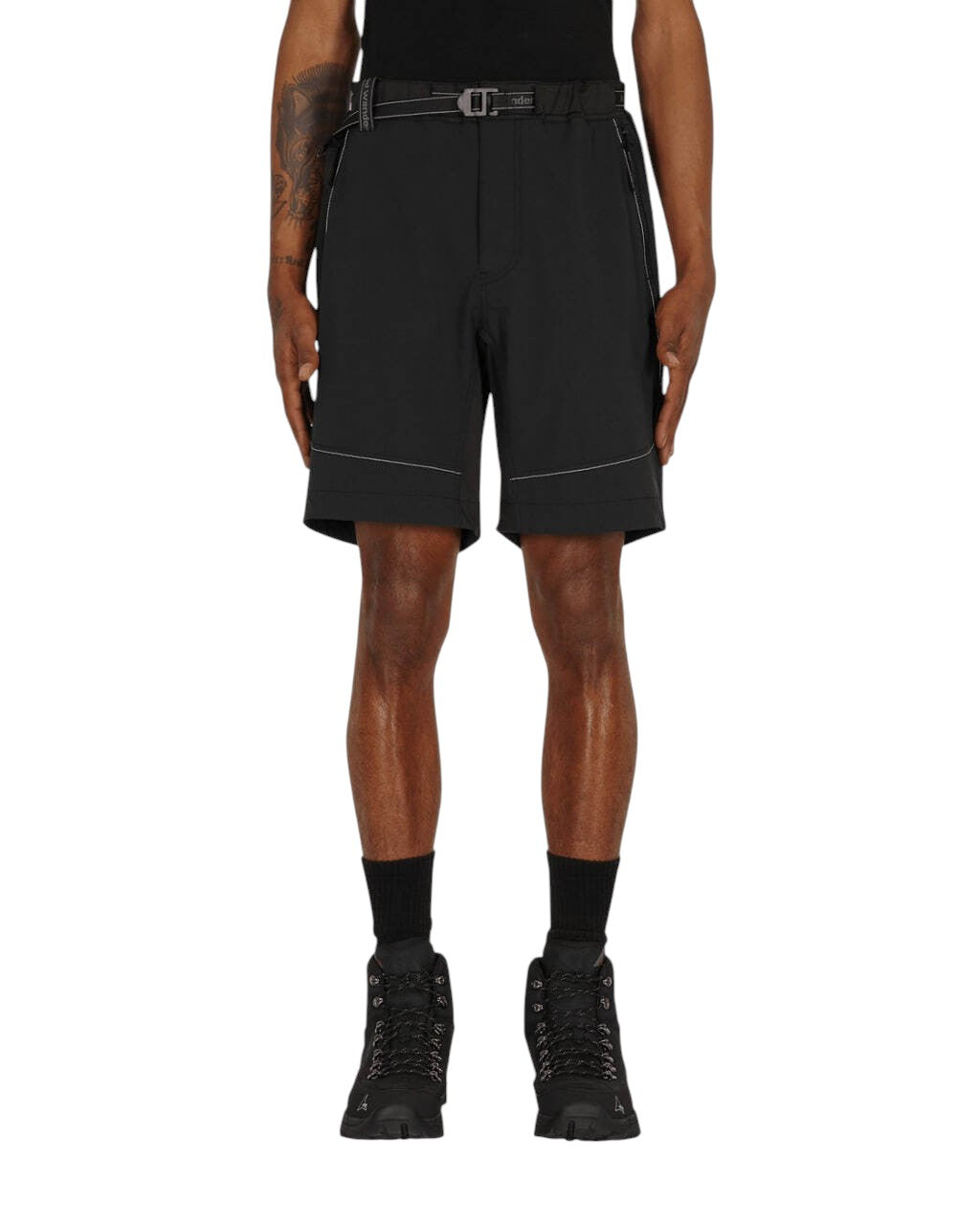 And Wander Trek Shorts Black