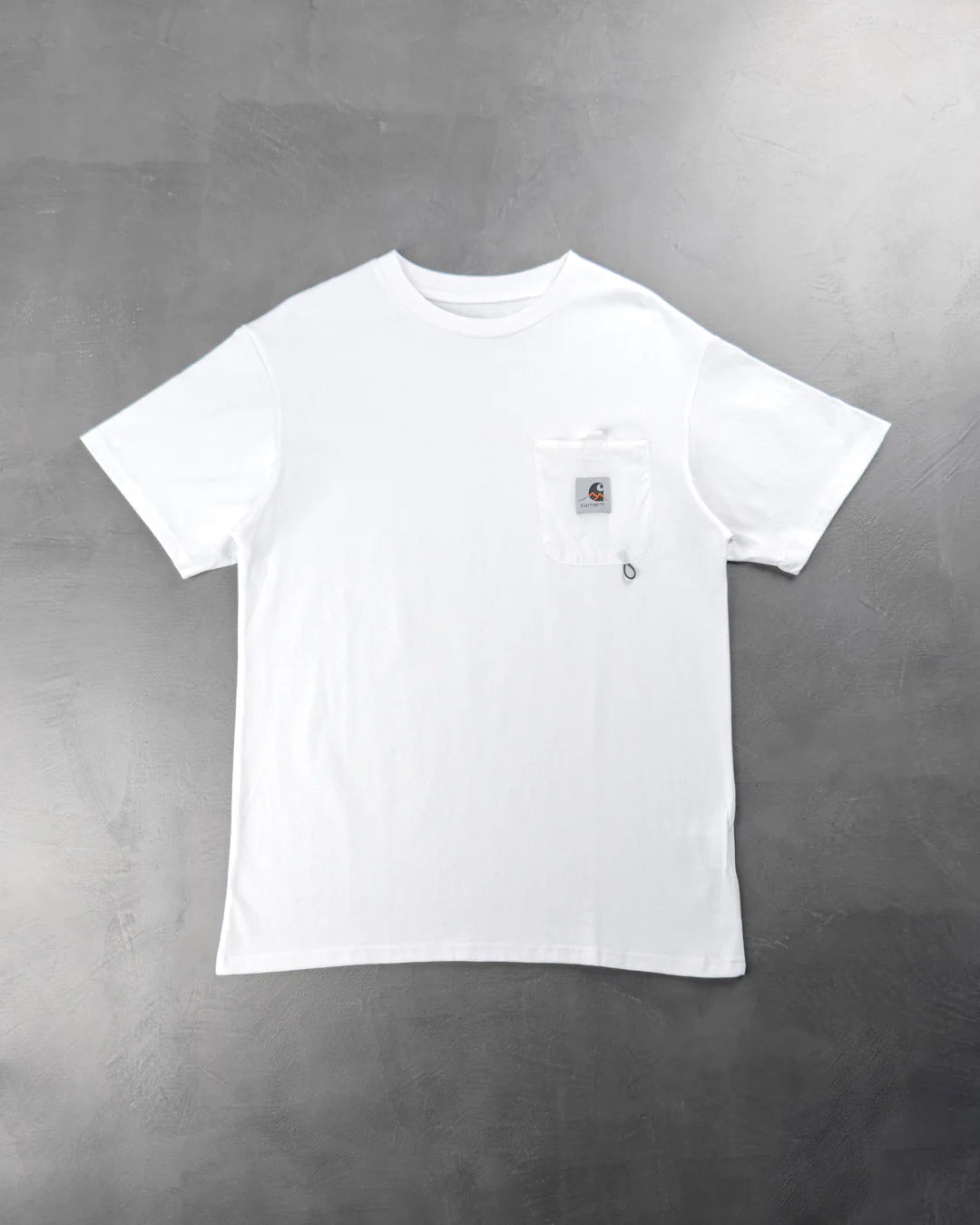 Carhartt WIP Pocket Logo Mountains T-Shirt White