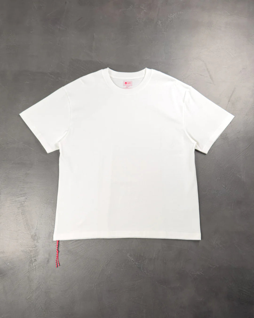 Beams T-shirt Red Rope White