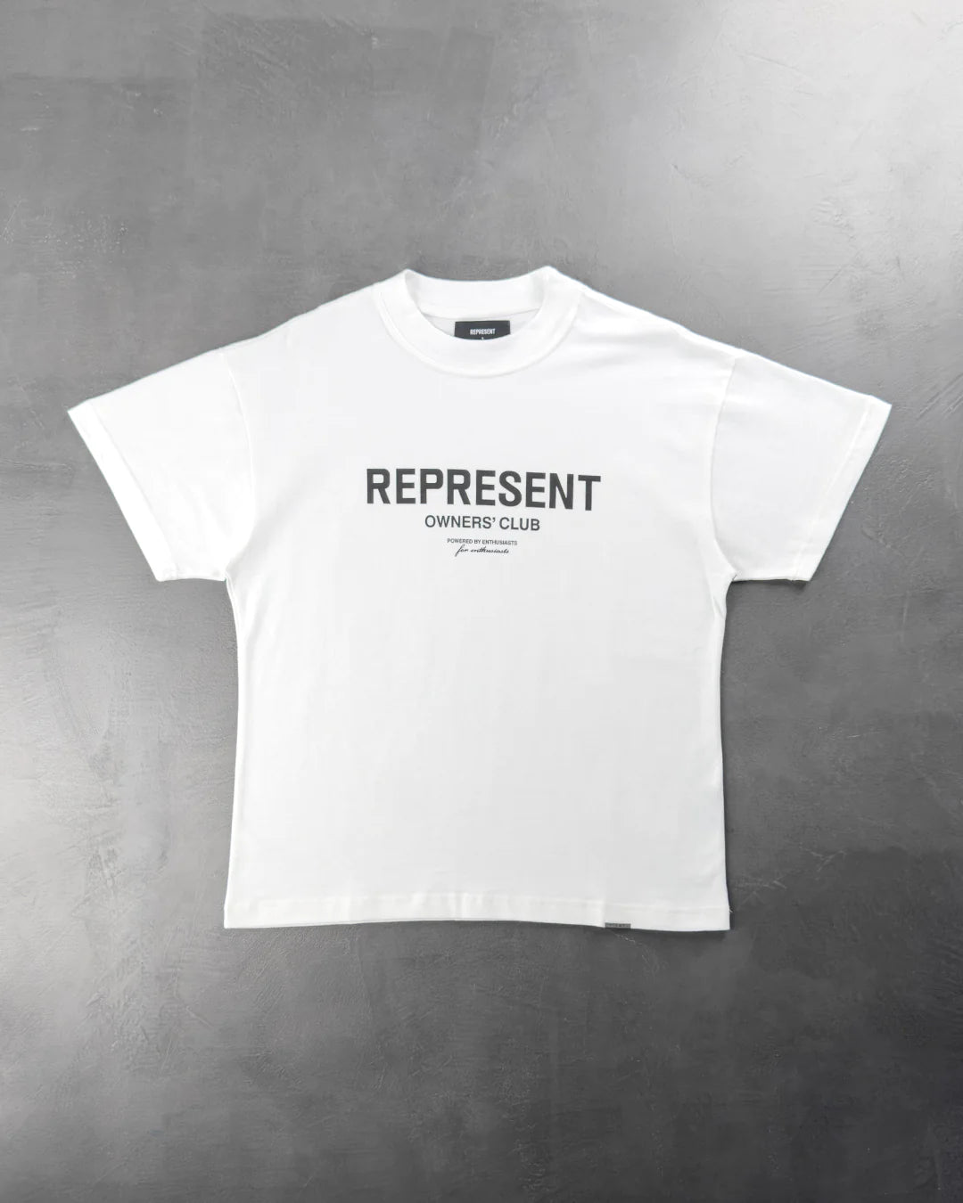 REPRESENT LOGO T-SHIRT WHITE