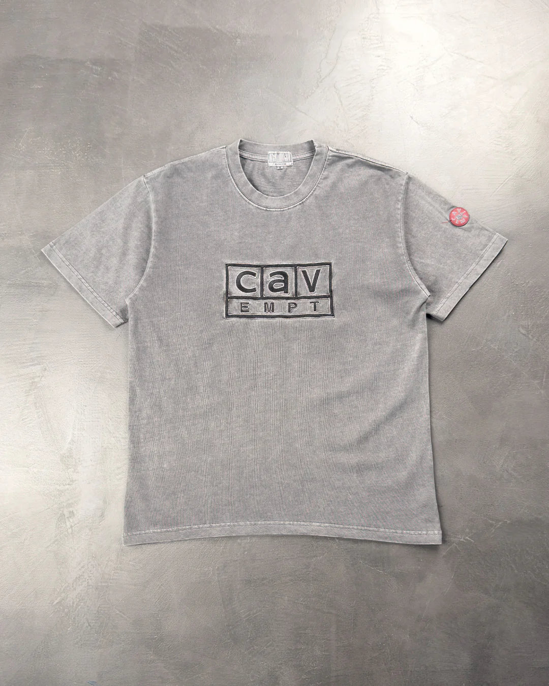 CAV EMPT Box Logo Tee Grey CAV114