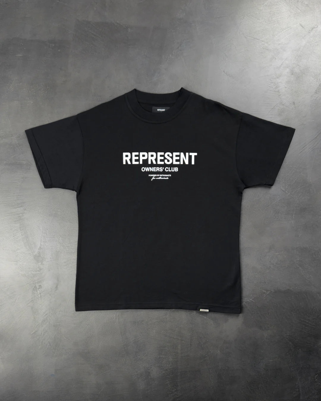 REPRESENT LOGO T-SHIRT BLACK