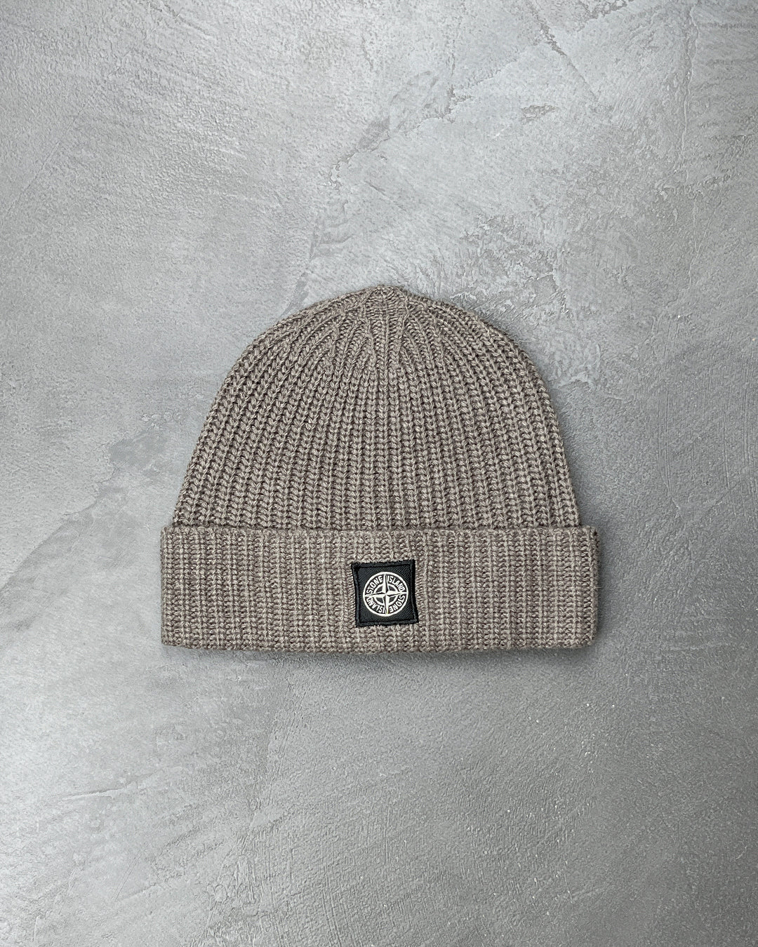 N10B5 Wool-Knit Beanie Hat Mud SI0112-MU