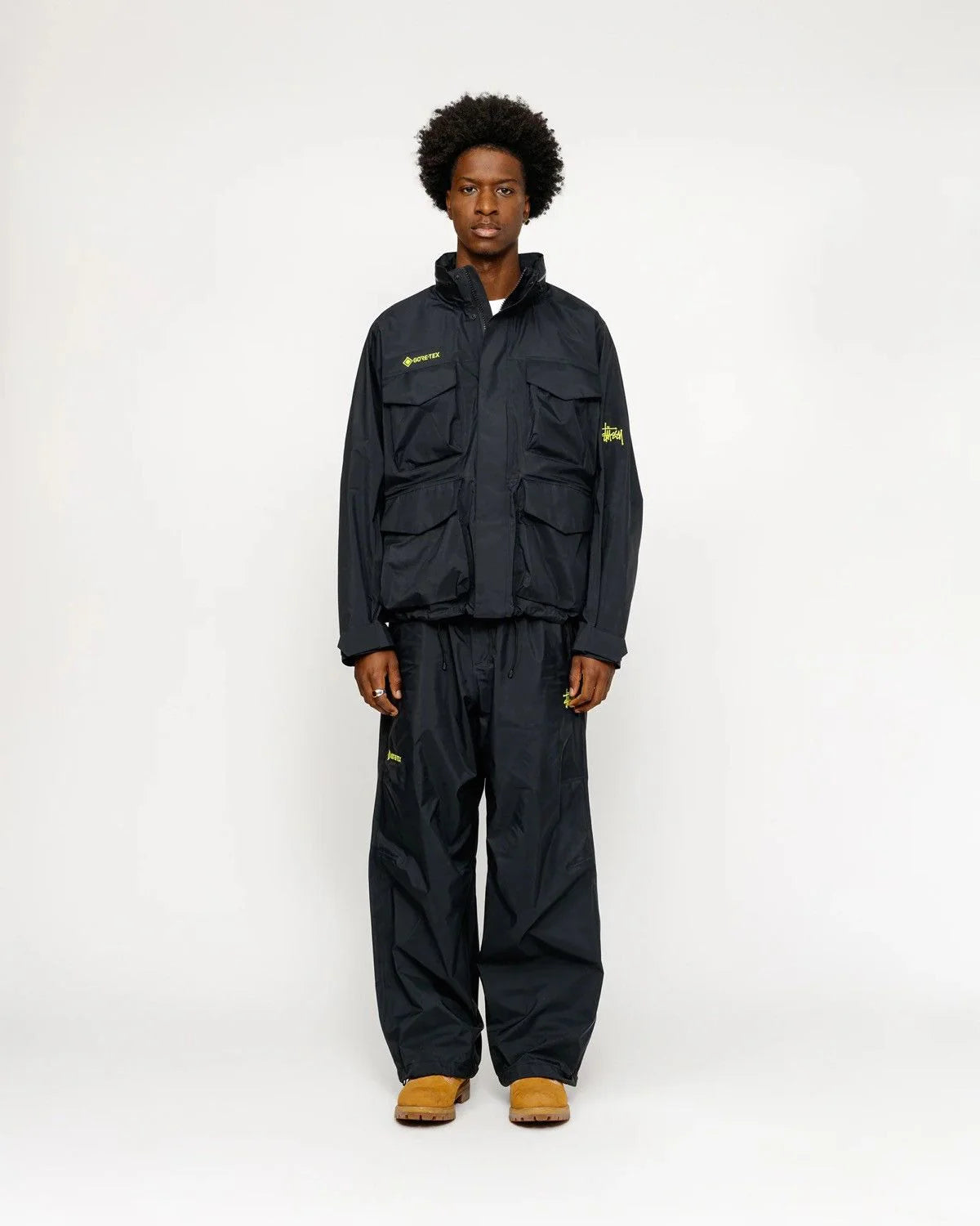 STUSSY GORE-TEX M65 Jacket Black - UNIFORM STORE