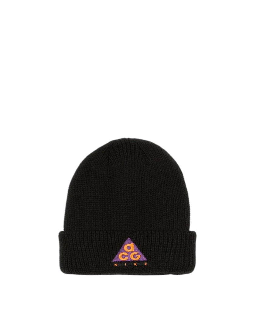 Nike ACG Beanie Black Logo Purple