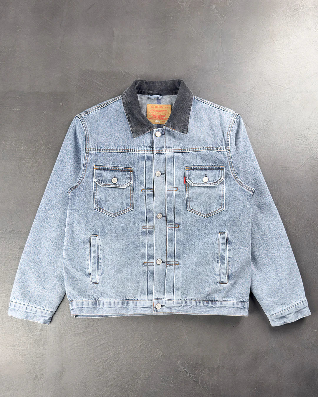 STUSSY & Levi's Embossed Trucker Jacket