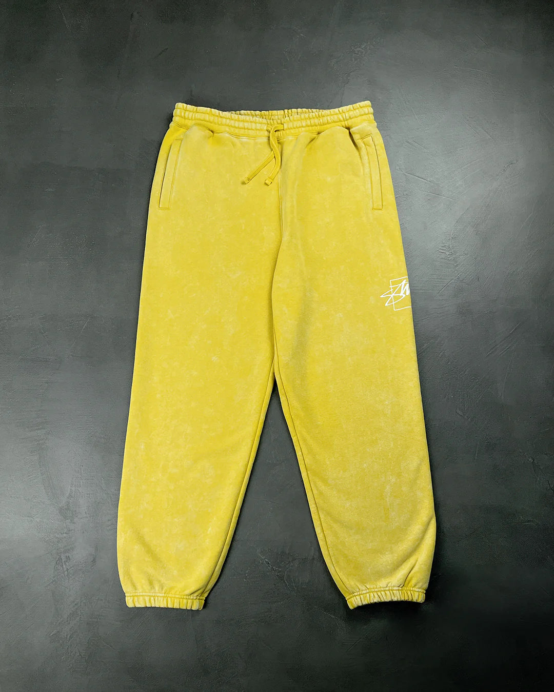 STUSSY DYED DESIGNS PANT YELLOW