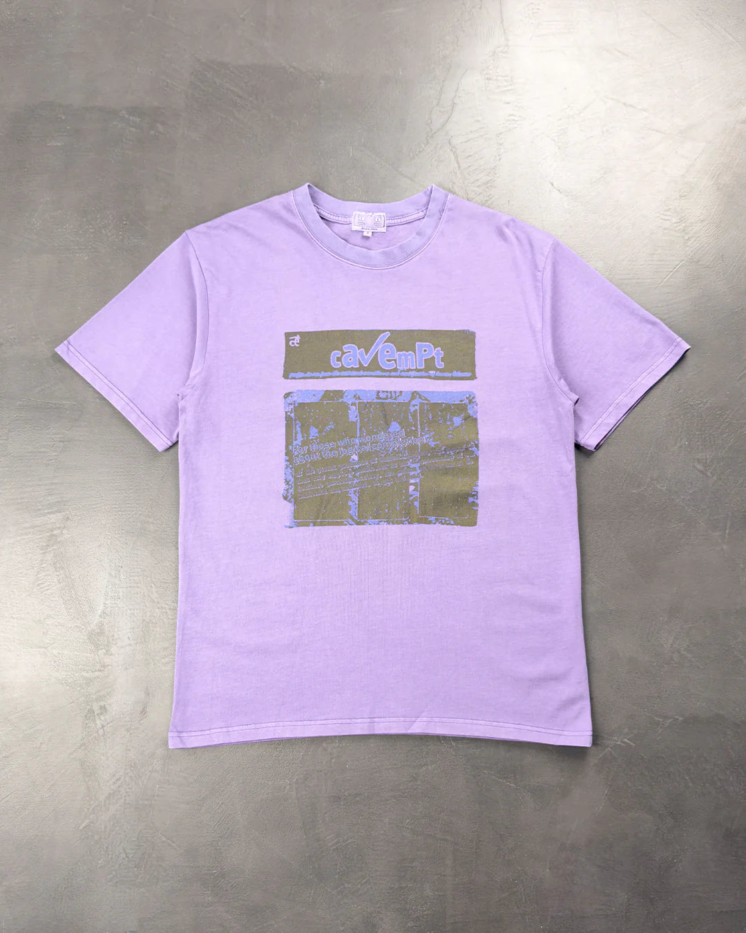 CAV EMPT Back Tee Purple CAV109