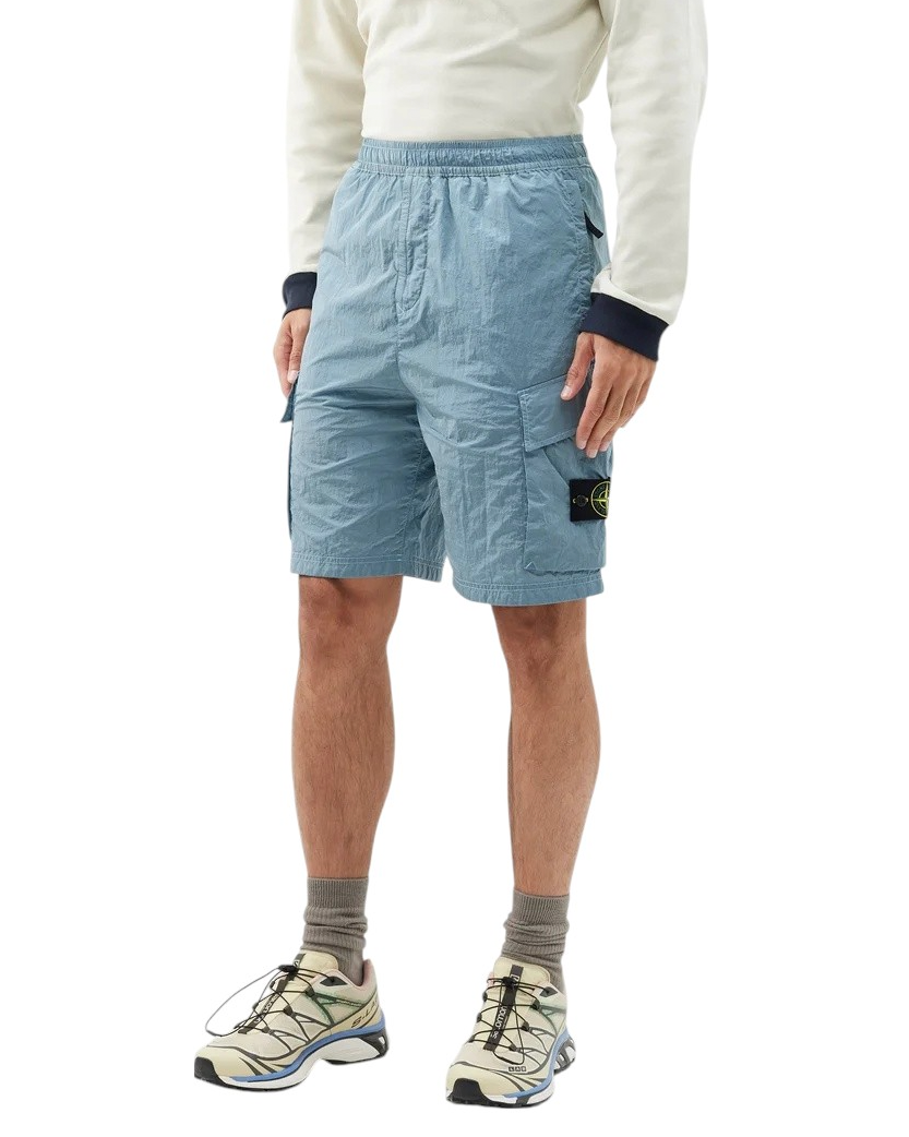 L0219 Nylon Metal ECONYL Shorts Sky Blue SI0263-SBL