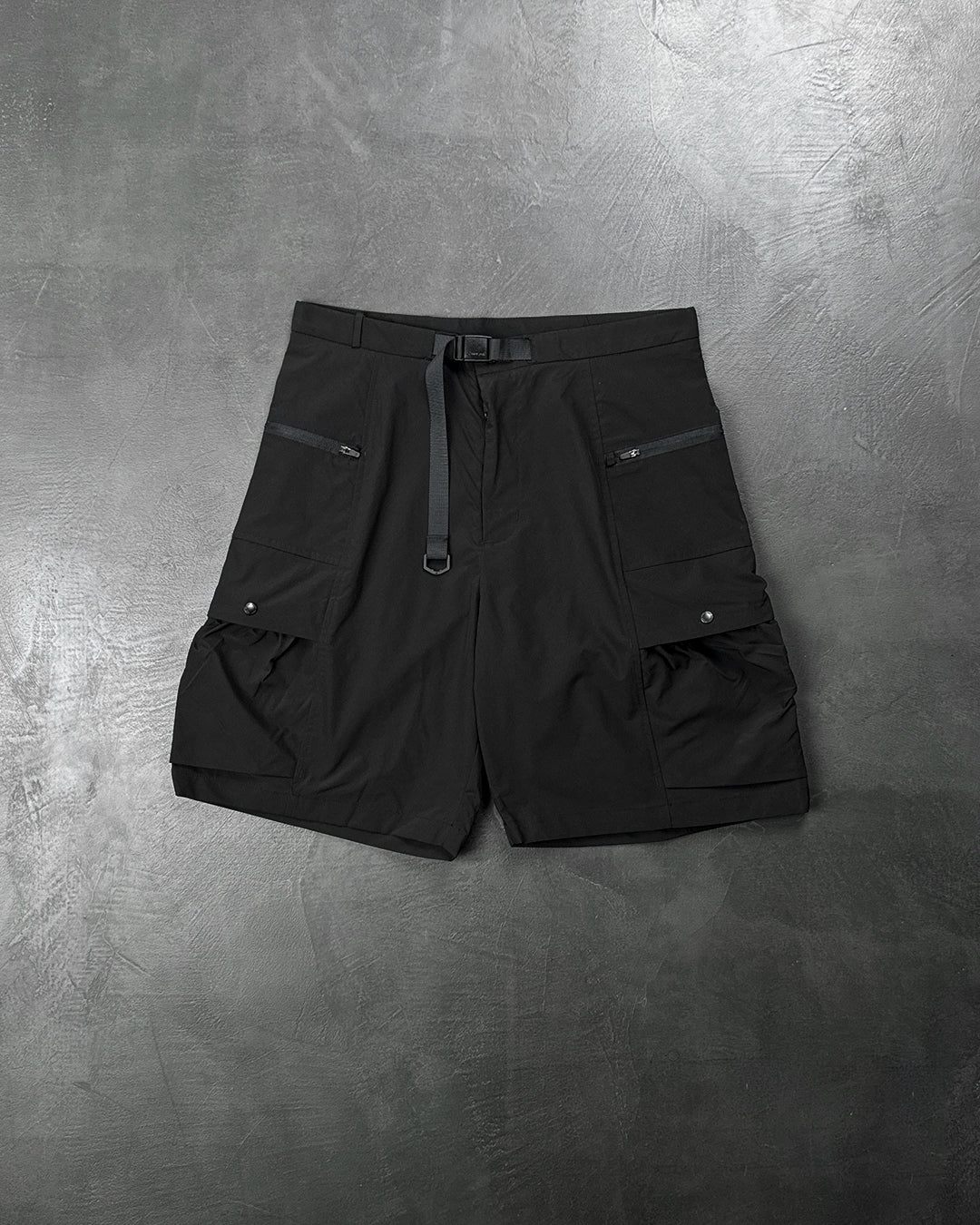 Snow Peak x Tonedtrout Cargo Shorts Black