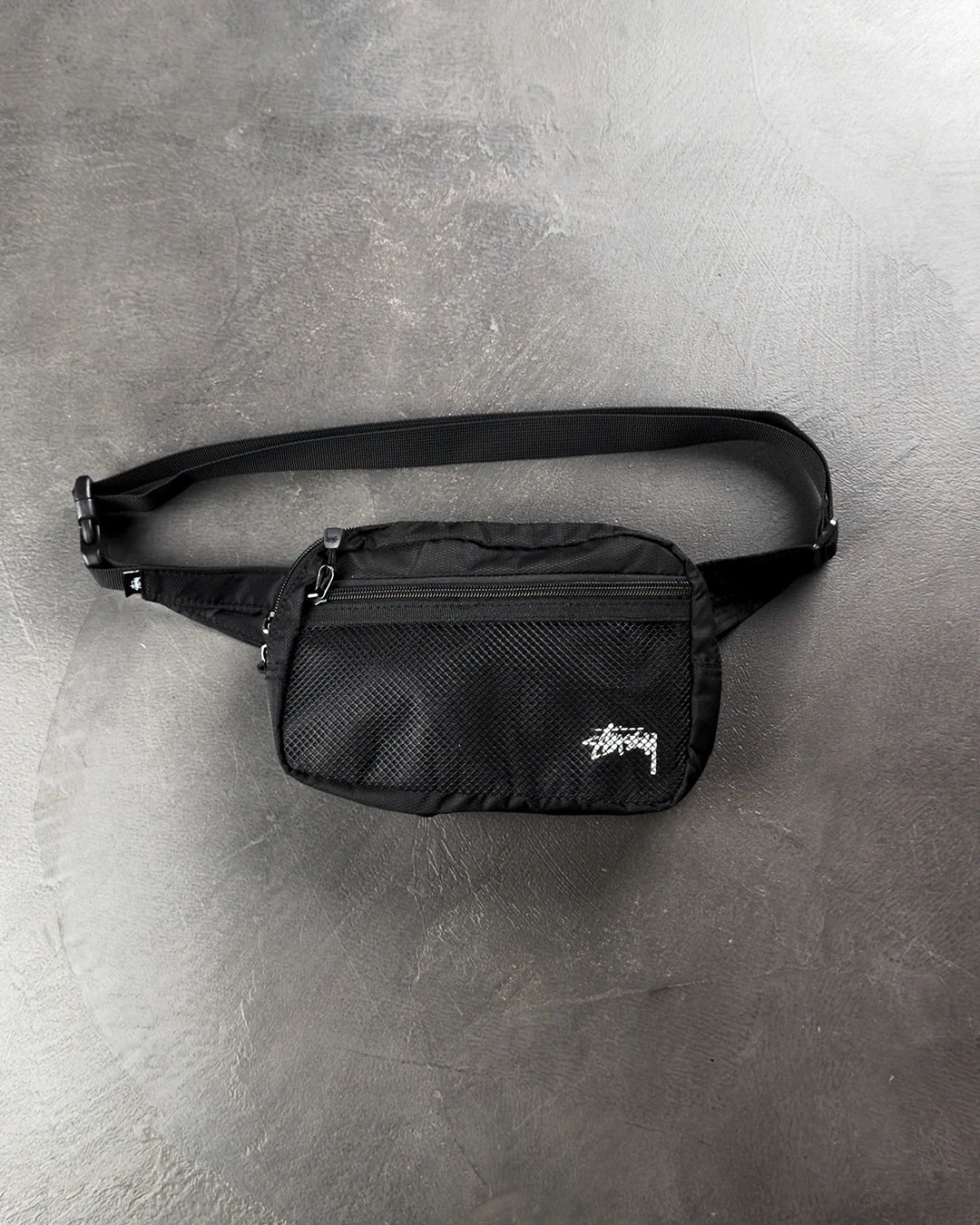 STUSSY Light Weight Waist Bag Black