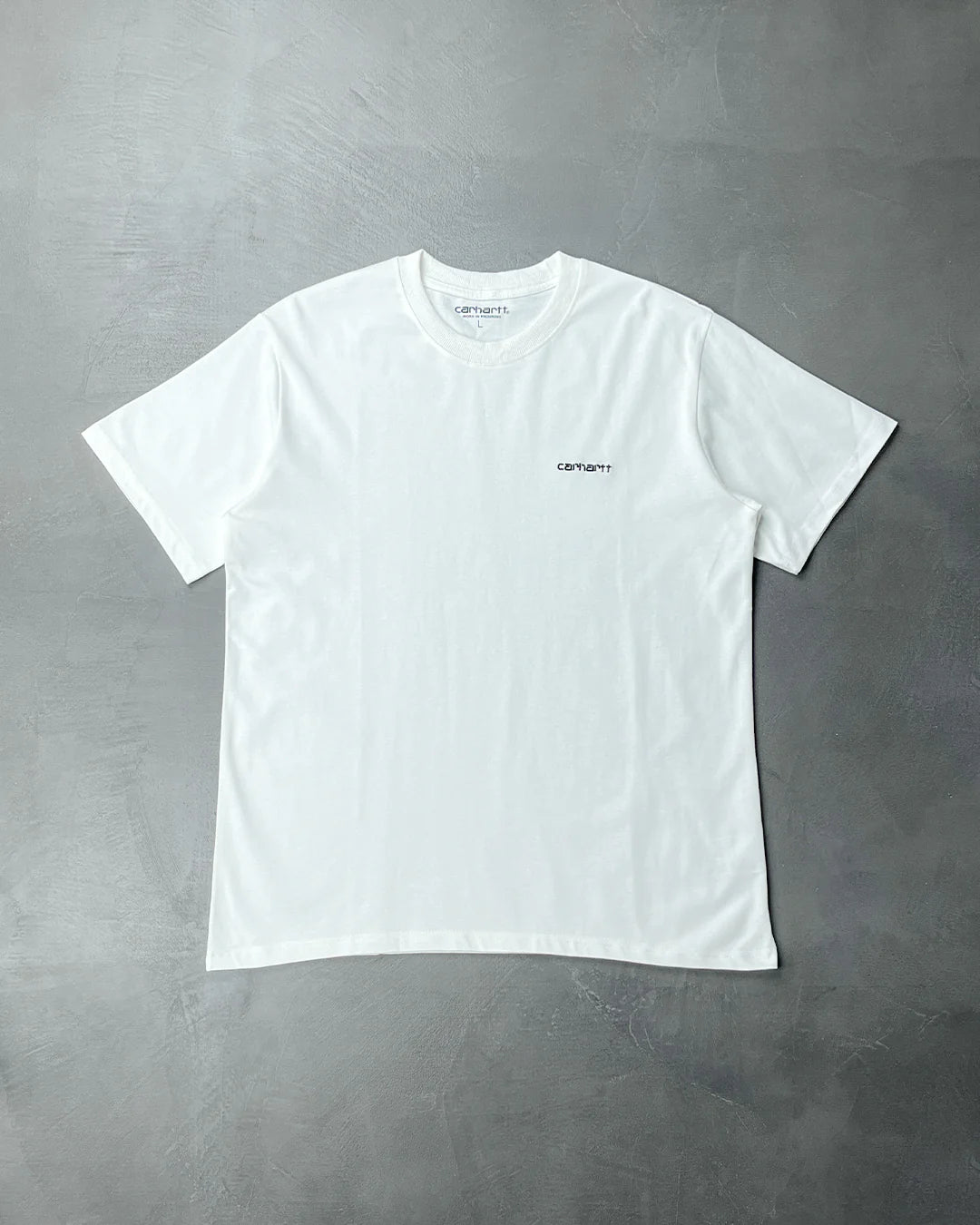 Carhartt WIP Script Embroidery T-Shirt White